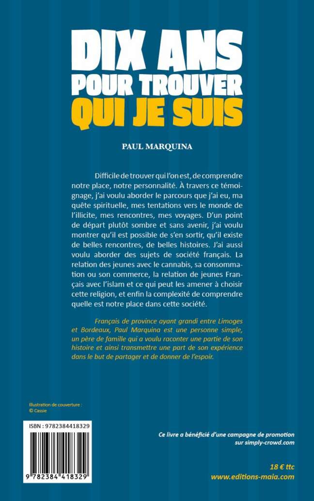 Dix ans pour trouver qui je suis Paul Marquina2