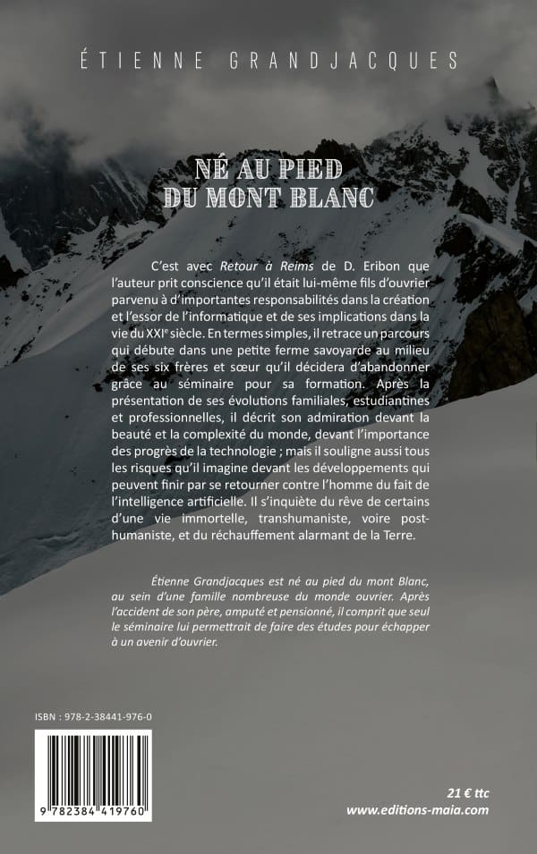 Étienne GRANDJACQUES - Né au pied du mont Blanc 2