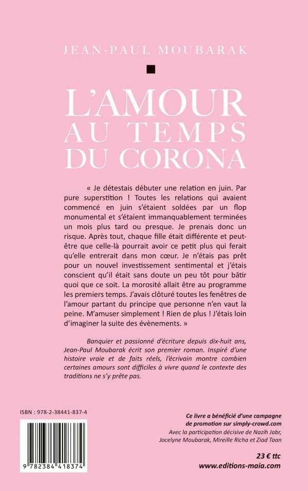 Jean-Paul MOUBARAK - L’amour au temps du corona2