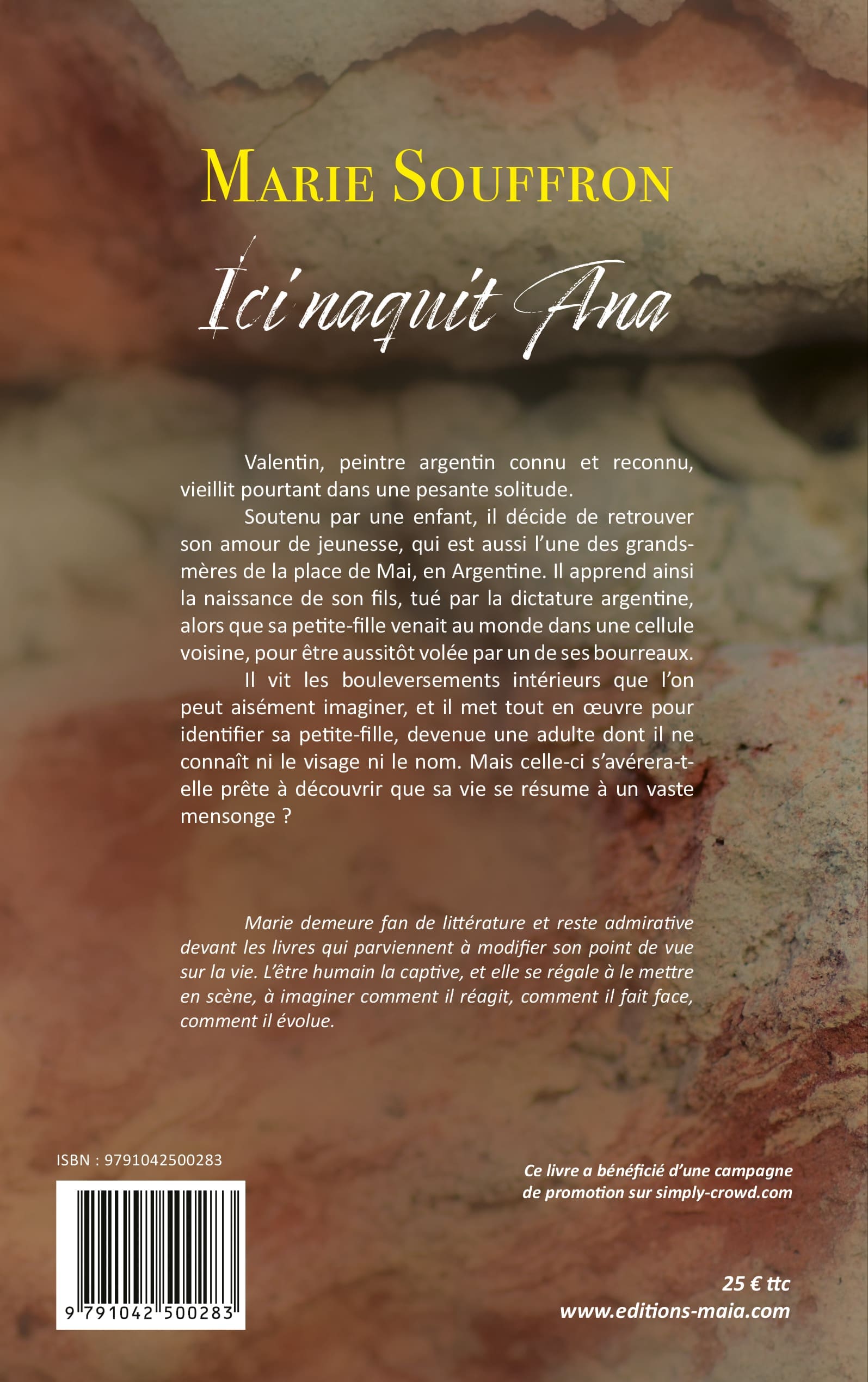 Marie Souffron Ici naquit Ana2