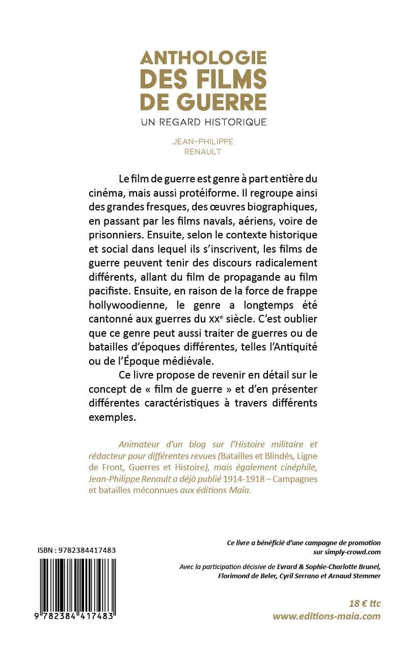 Anthologie des films de guerre Jean-Philippe Renault2
