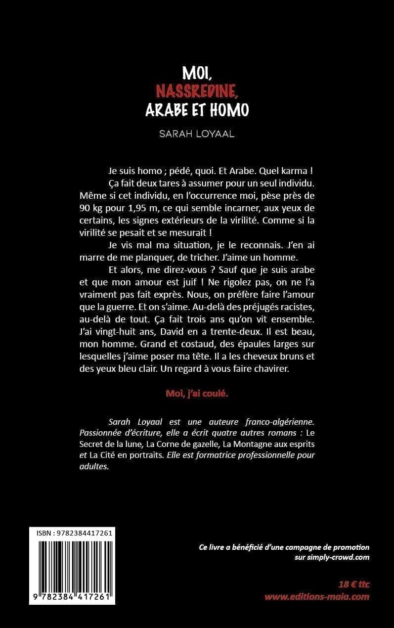 Moi, Nassredine, Arabe et homo Sarah Loyaal2
