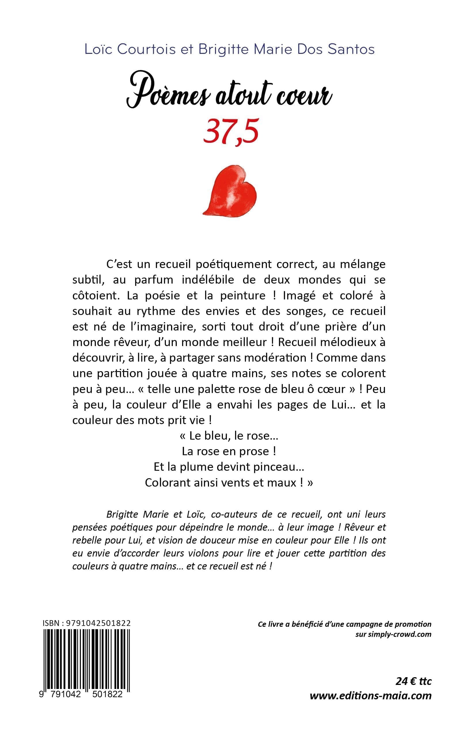 Poèmes atout coeur Loïc Courtois Brigitte Dos Santos_2
