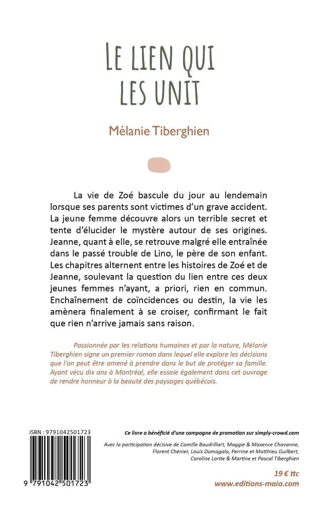 Le lien qui les unit_Melanie TIBERGHIEN2