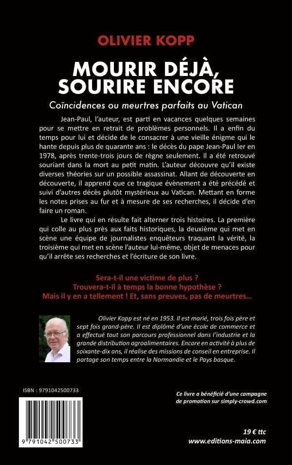 Olivier Kopp - Mourir déjà, sourire encore 2