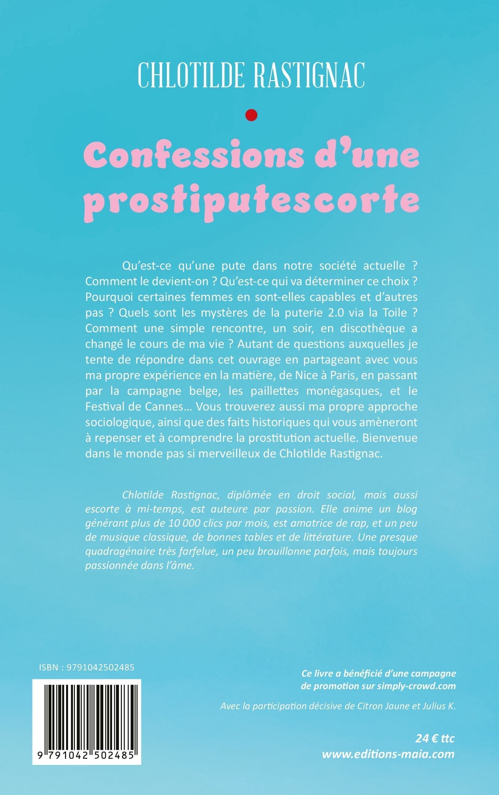Chlotilde RASTIGNAC - Confessions d’une prostiputescorte 2