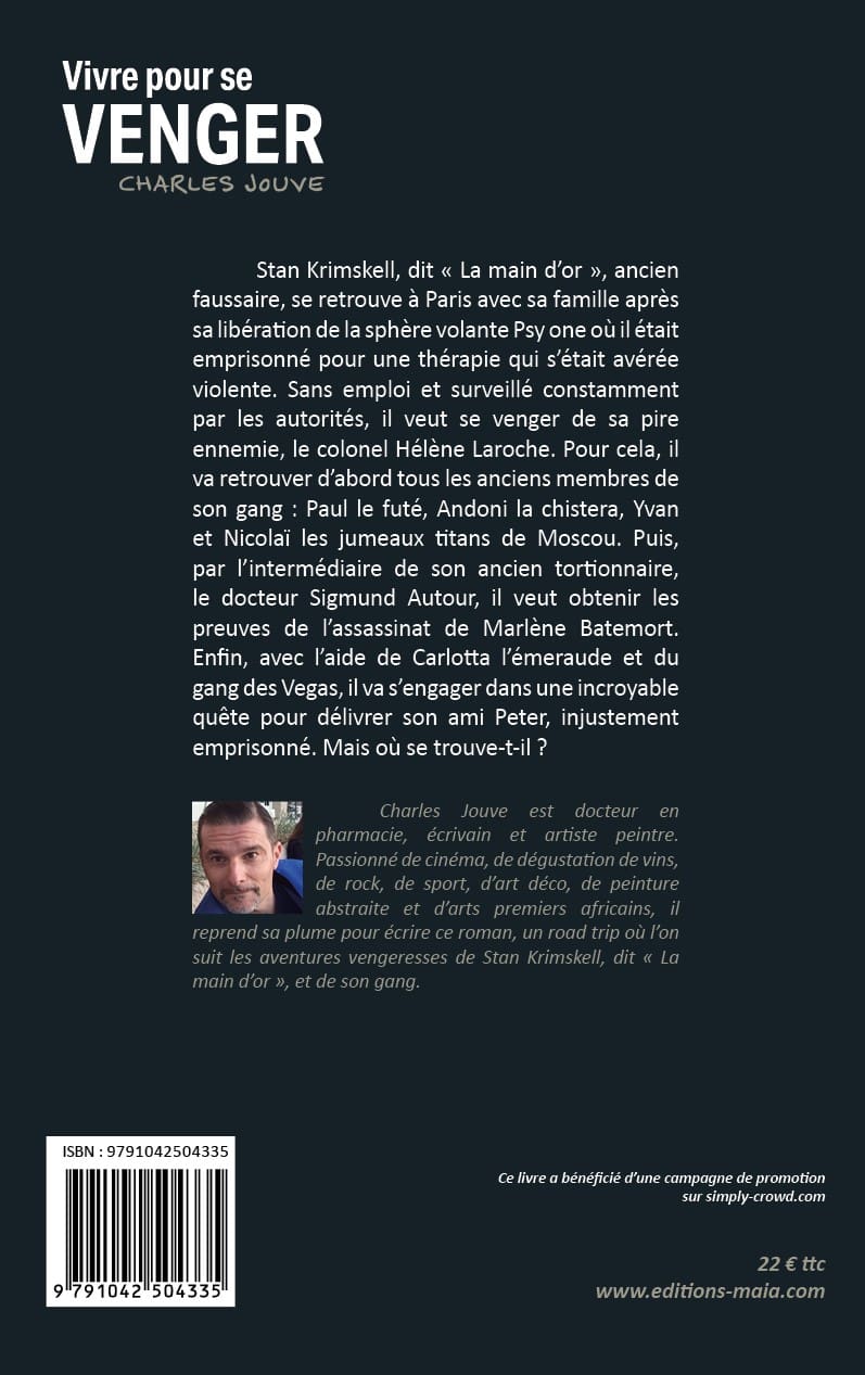 Vivre pour se venger Charles Jouve2