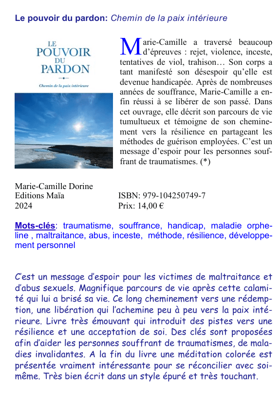 Le pouvoir du pardon – Image 3