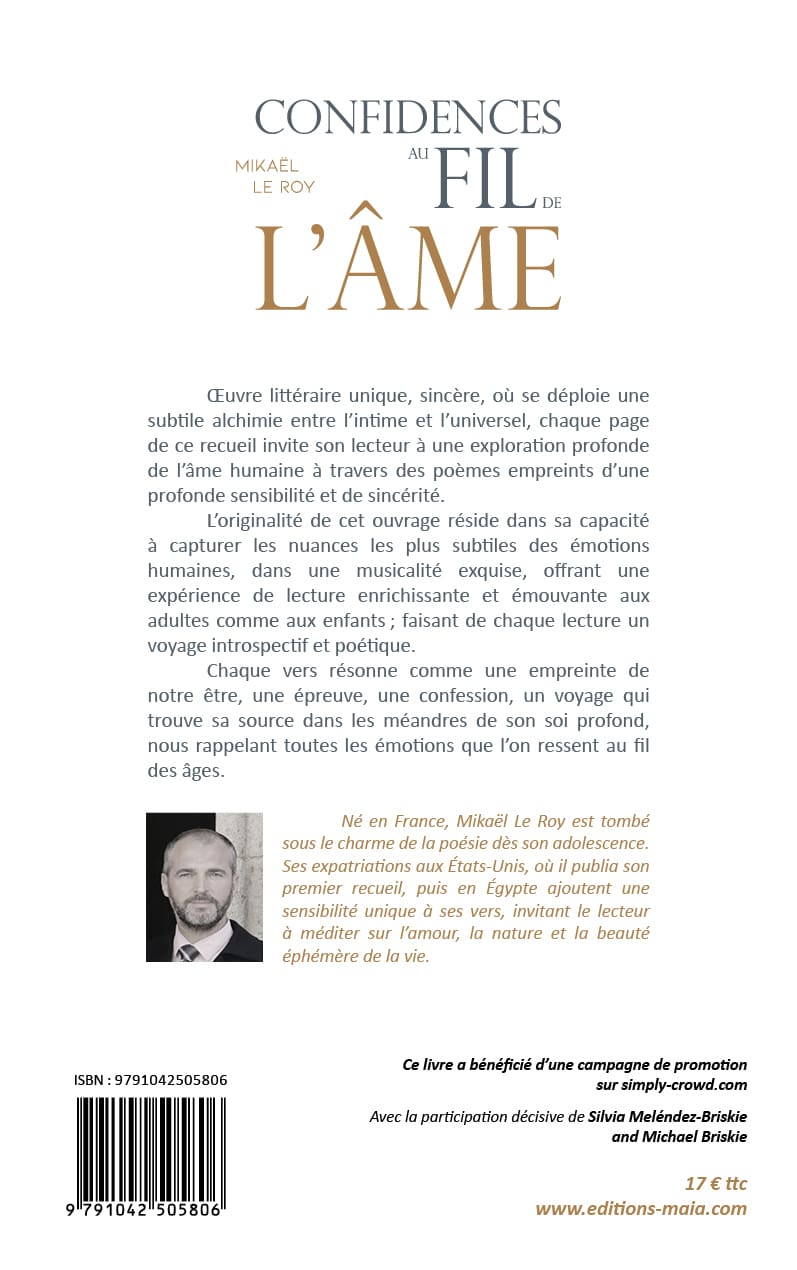 Confidences au fil de l'ame Mikael Le Roy2