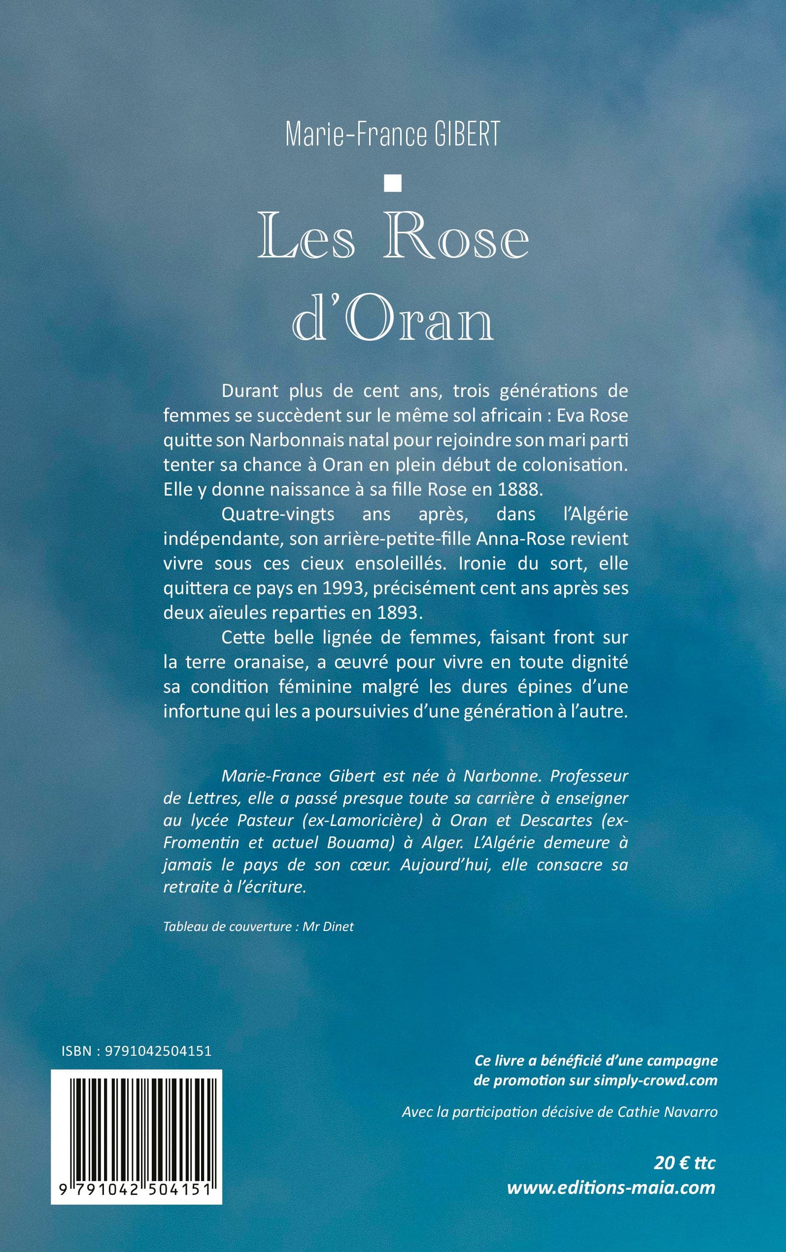 Marie-France GIBERT - Les Roses d'Oran 2