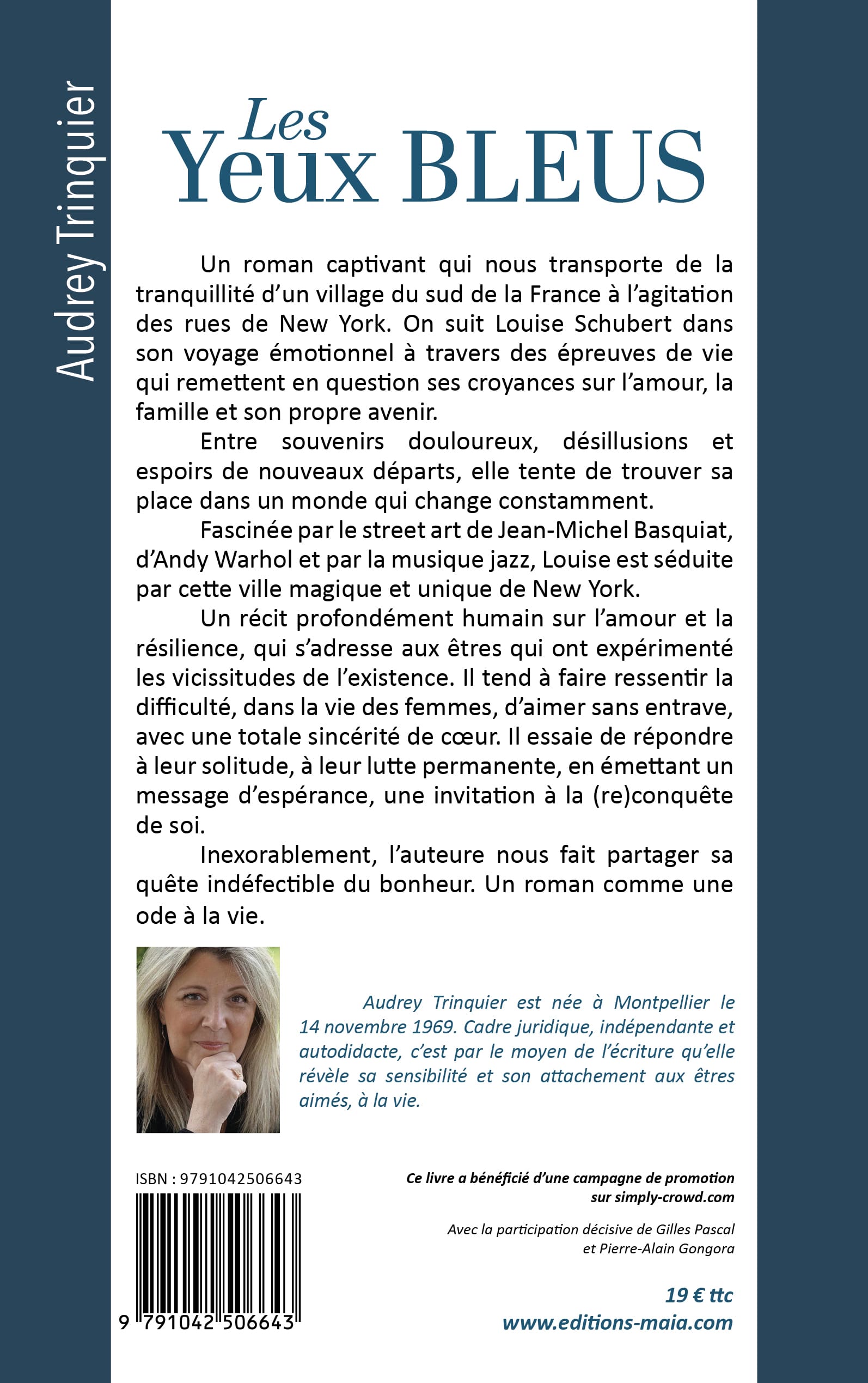 Les Yeux bleus - Audrey Trinquier