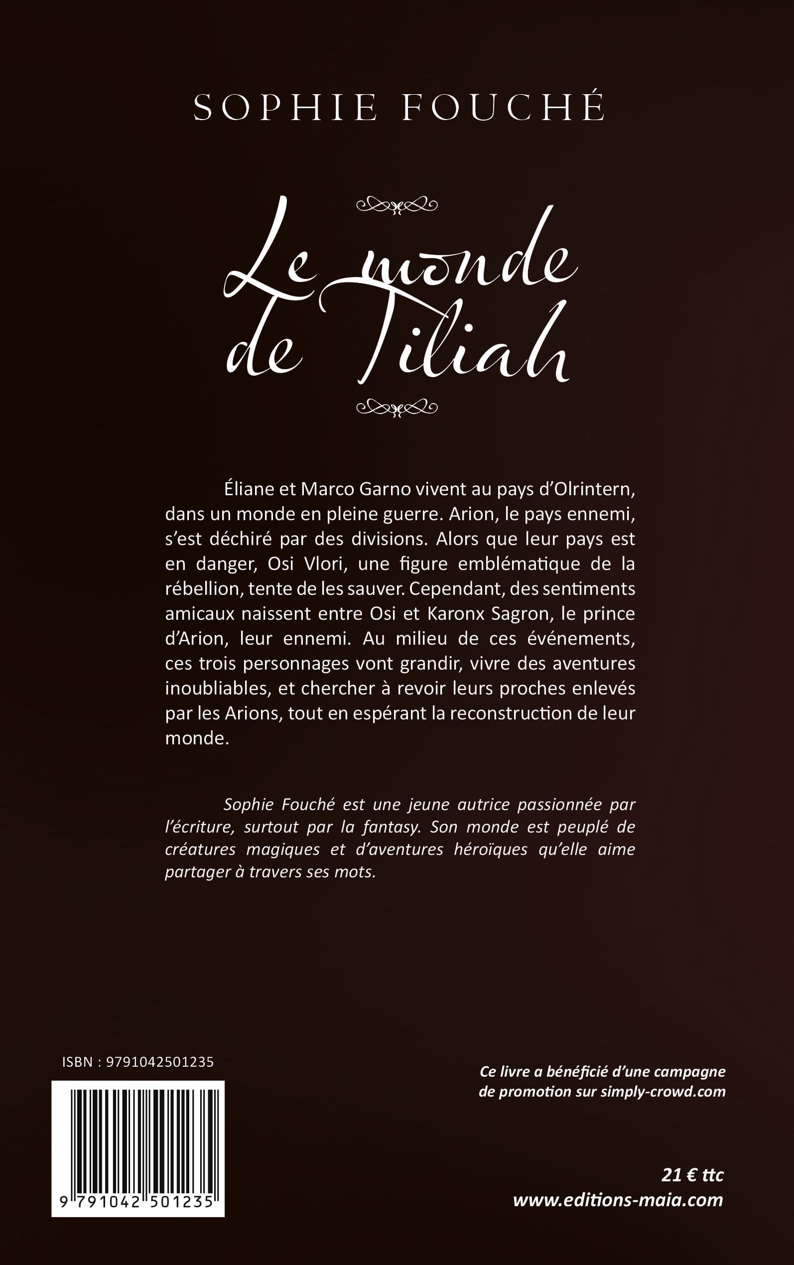 Le monde de Tiliah - Sophie Fouché