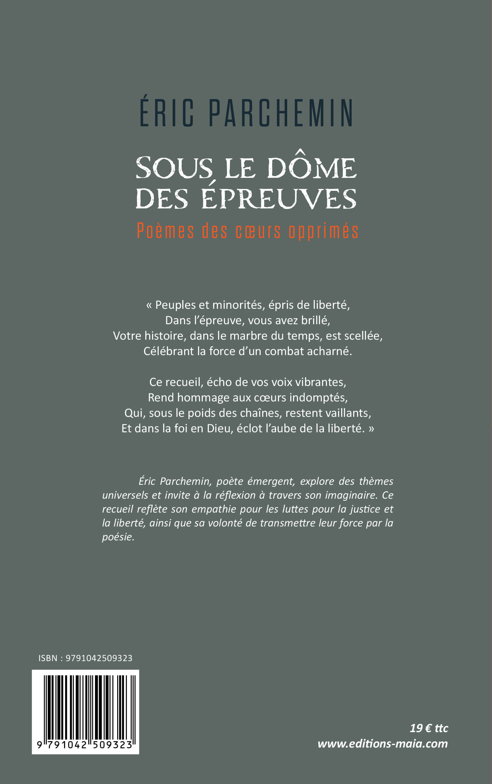 Sous le dôme des épreuves - Éric Parchemin
