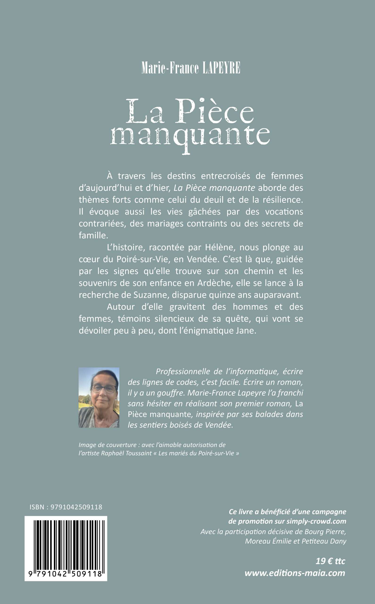 La Pièce manquante - Marie-France Lapeyre