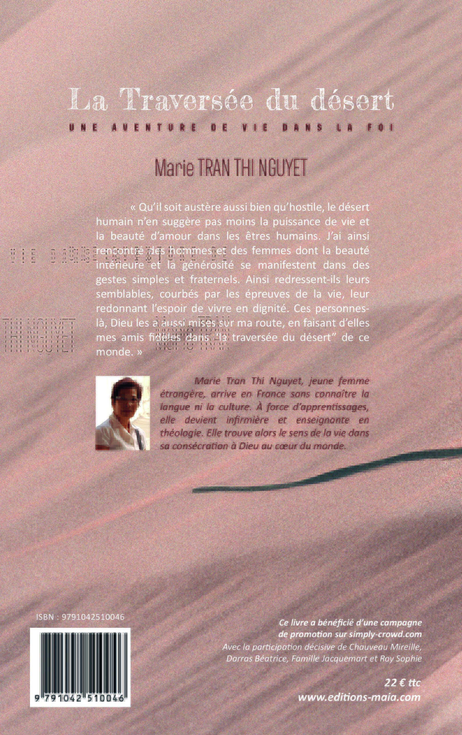 La Traversée du désert - Une aventure de vie dans la foi - Marie Tran Thi Nguyet