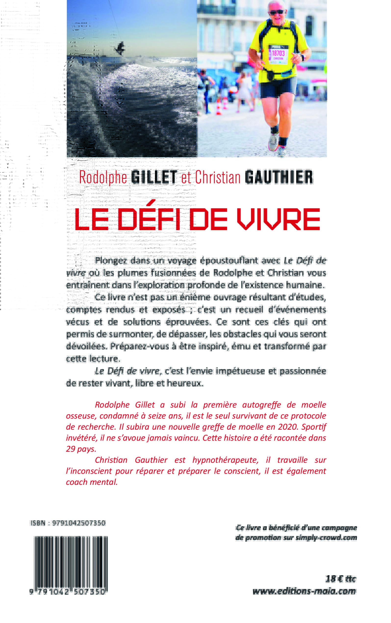 Le Défi de vivre - Rodolphe Gillet et Christian Gauthier