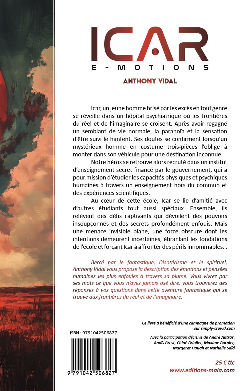 Icar - E-Motions - Anthony Vidal