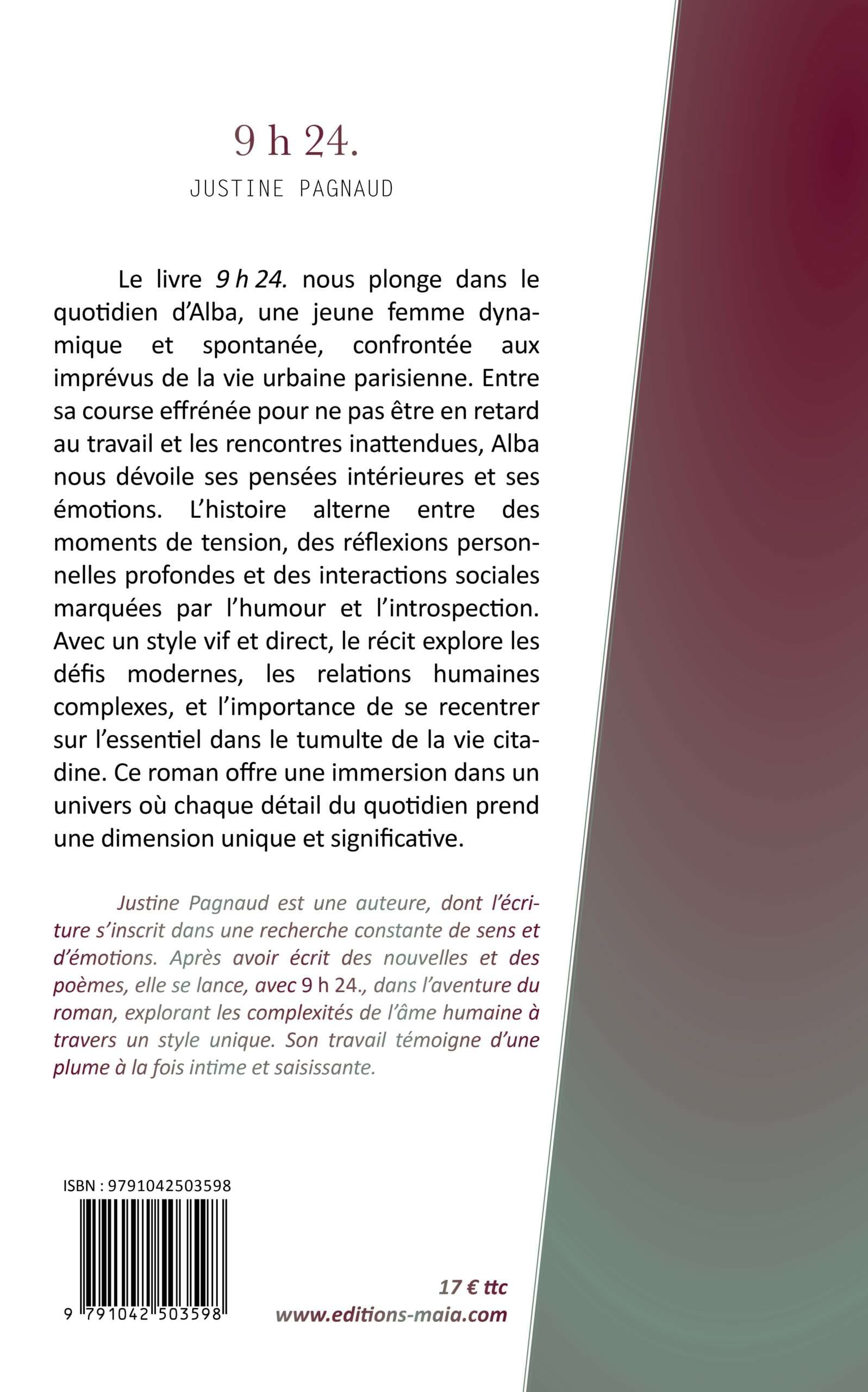 Justine Pagnaud - 9 h 24.