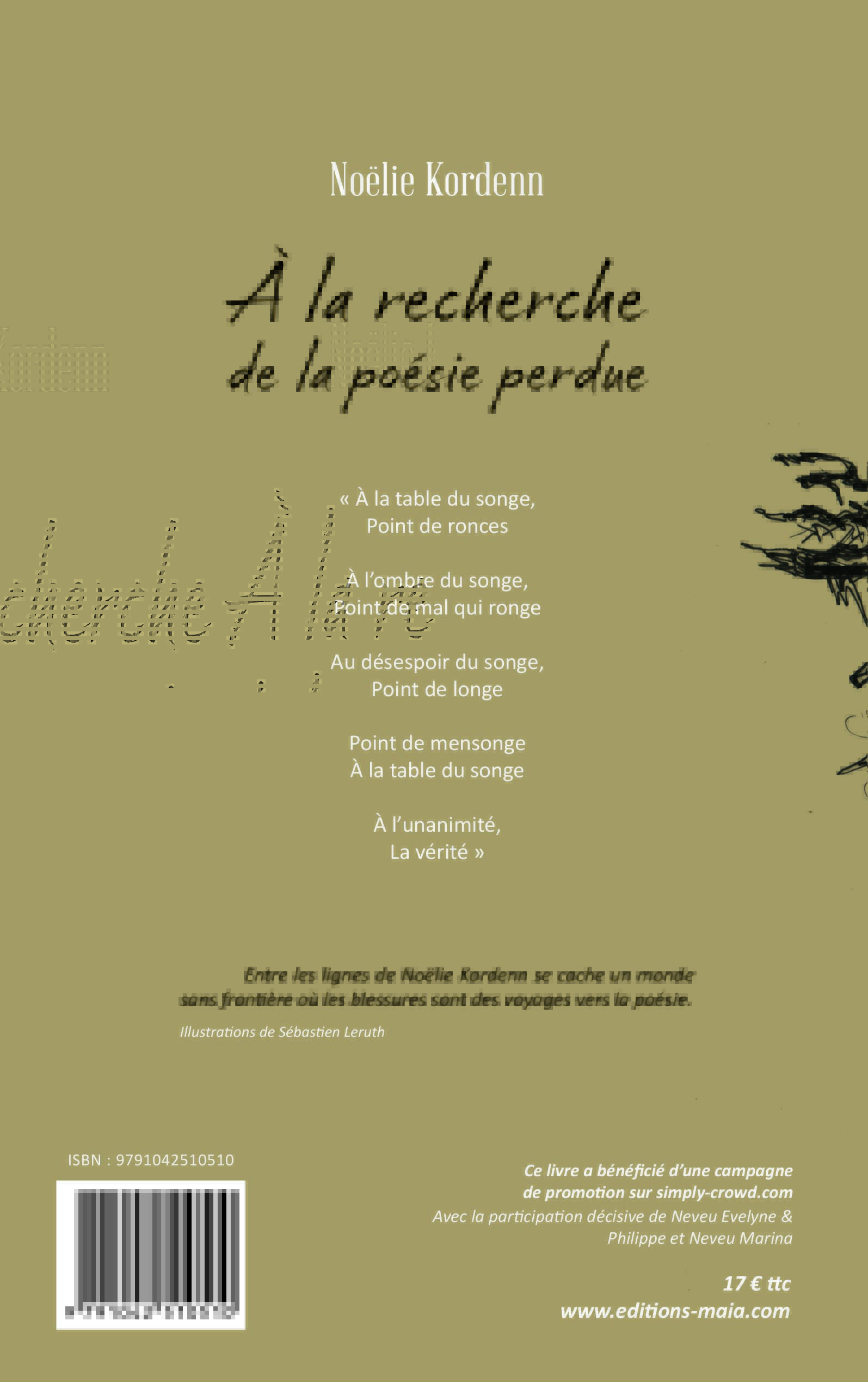 Noëlie Kordenn - À la recherche de la poésie perdue