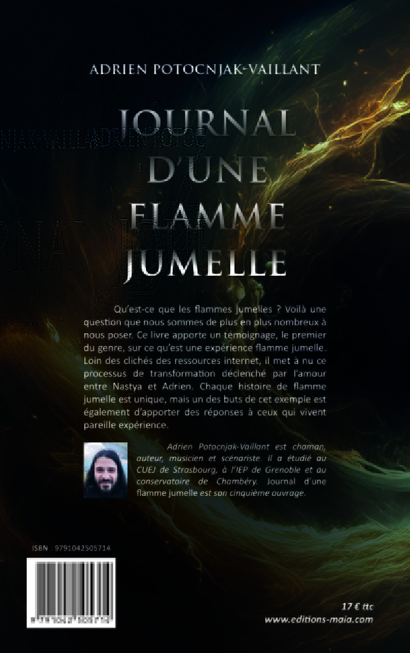 Adrien Potocnjak-Vaillant, Journal d'une flamme jumelle