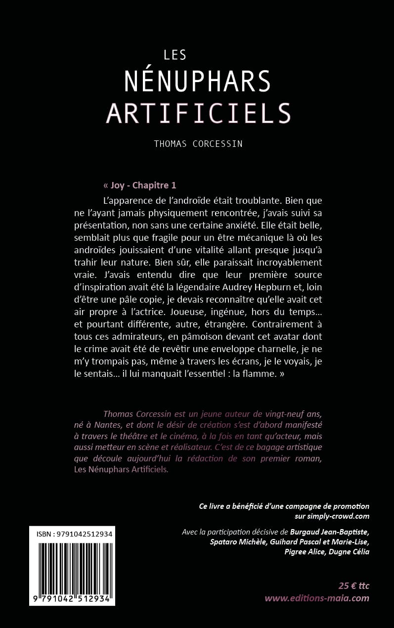 Thomas Corcessin, Les Nénuphars artificiels, Tome I