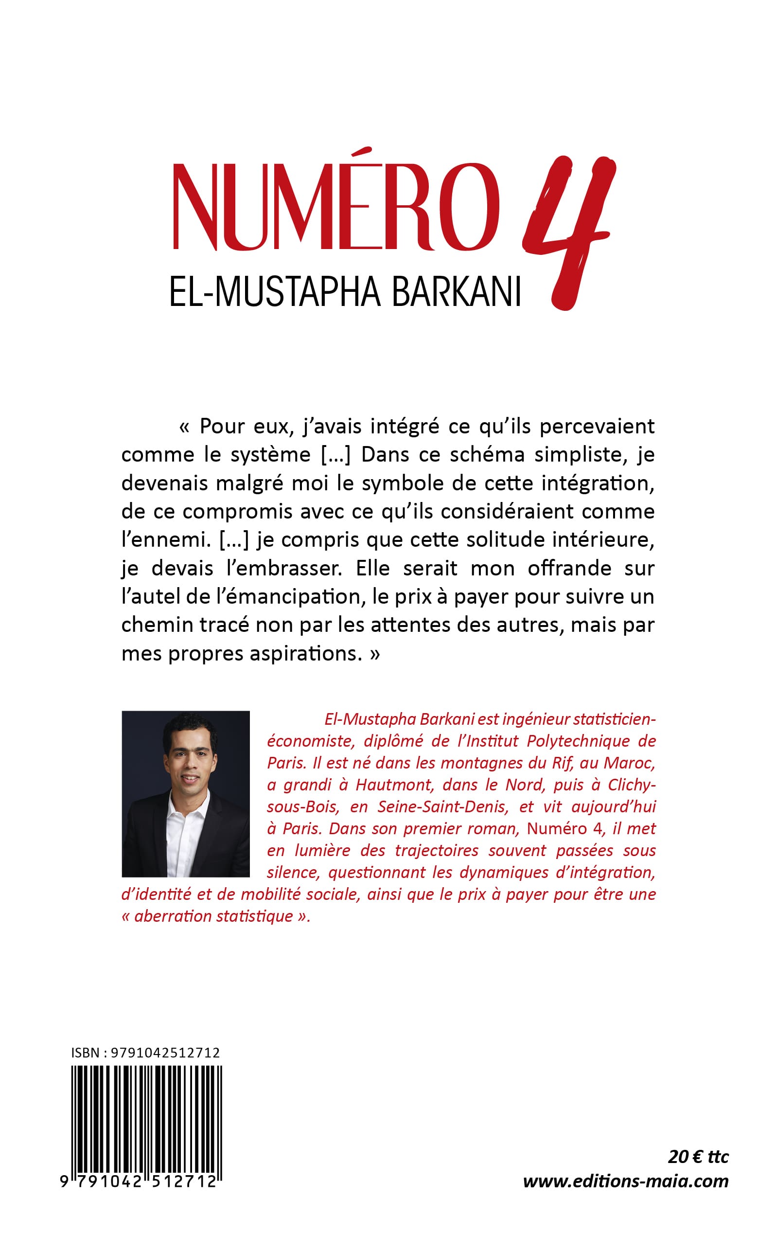 El-Mustapha Barkani, Numéro 4