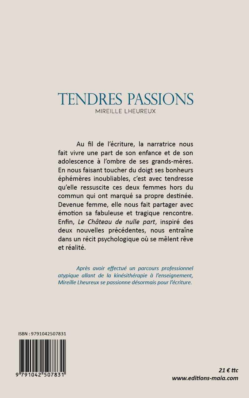 Mireille Lheureux, Tendres passions