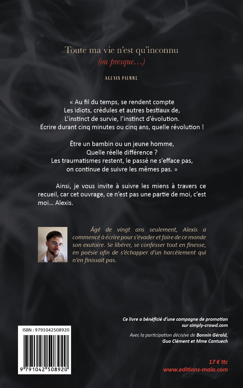 Alexis Pierre, Toute ma vie n’est qu’inconnu (ou presque…)
