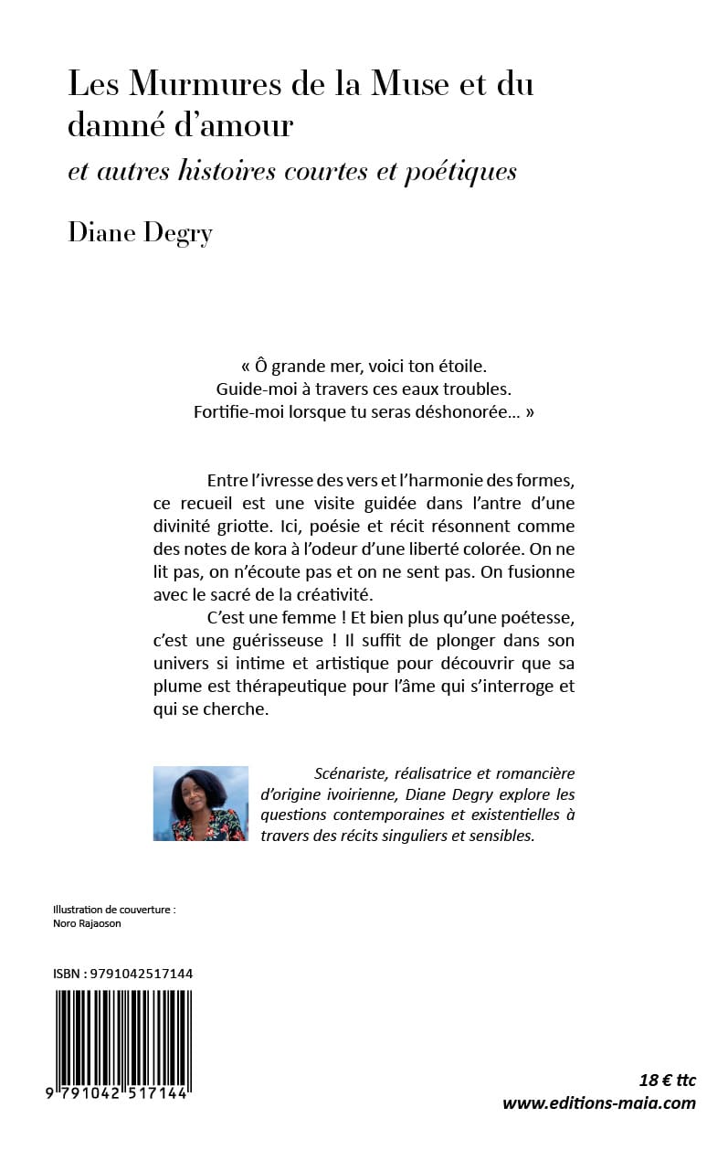 Les Murmures de la Muse et du damné d'amour et autres histoires courtes et poétiques, Diane Degry