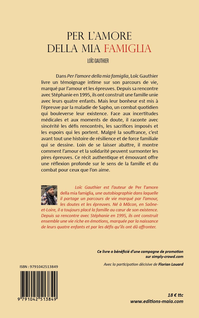 Loïc Gauthier - Per l'amore della mia famiglia
