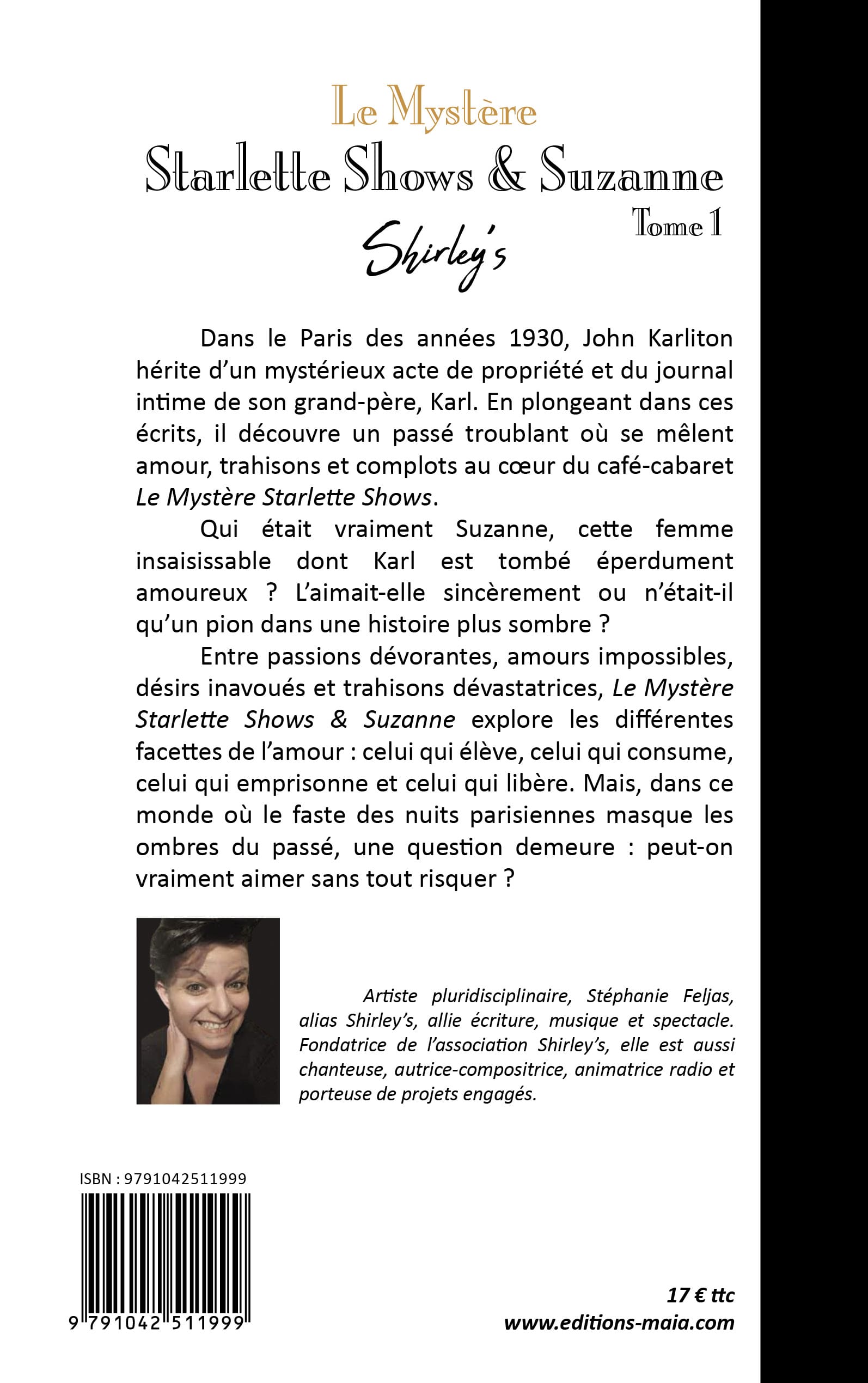 Shirley’s, Le Mystère Starlette Show & Suzanne, Tome 1