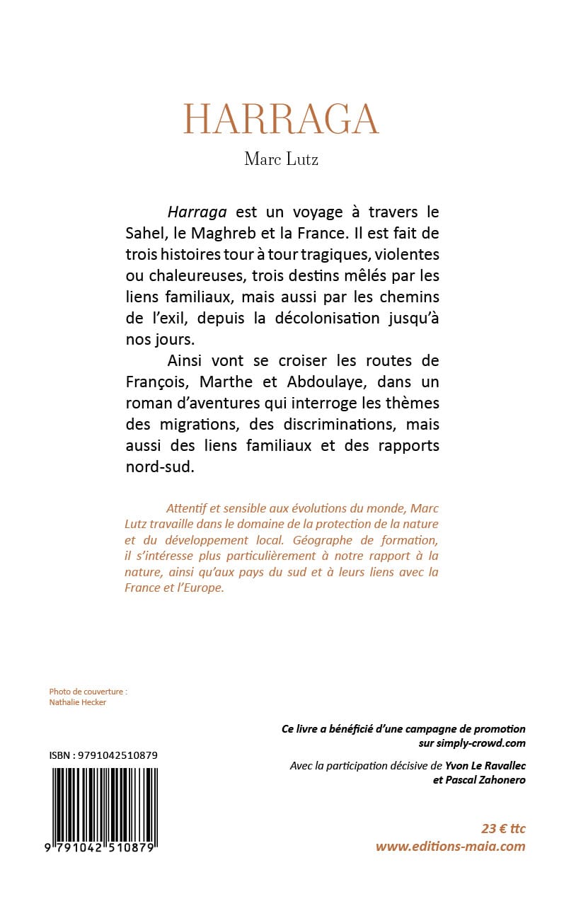 Marc Lutz, Harraga