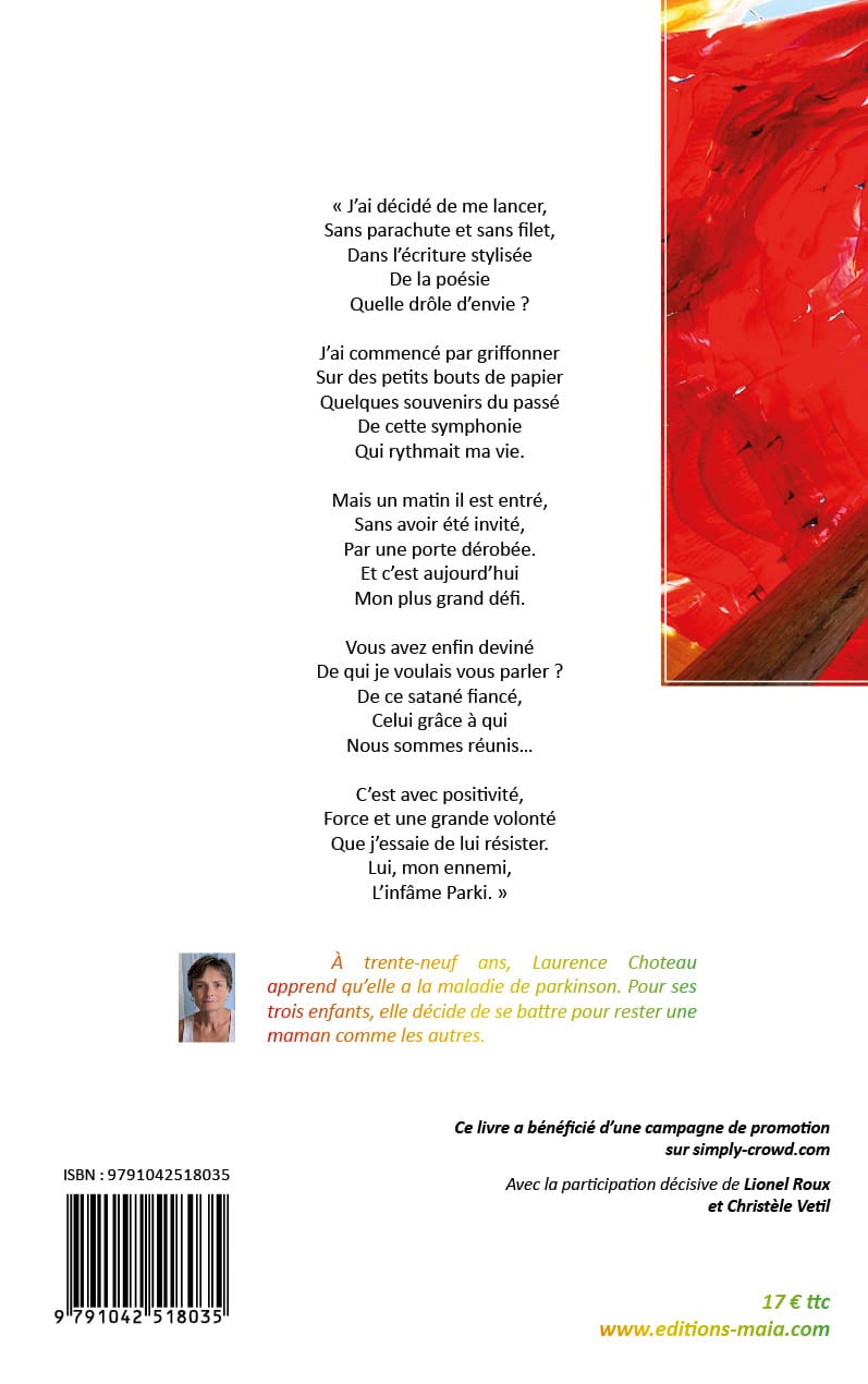 Laurence Choteau, Ma vie en couleur, avec parki