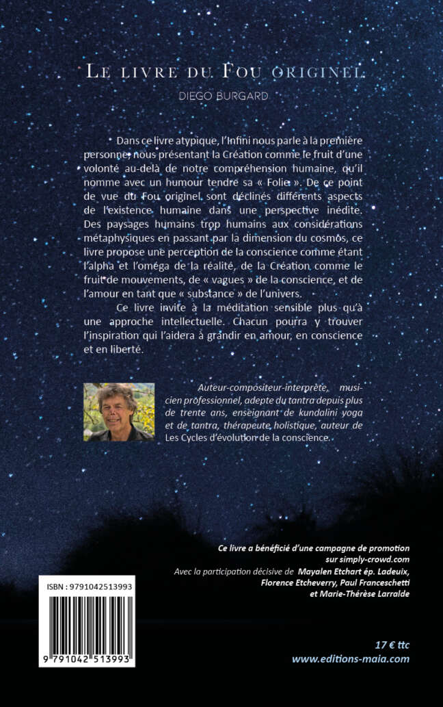 Diego Burgard, Le livre du fou originel