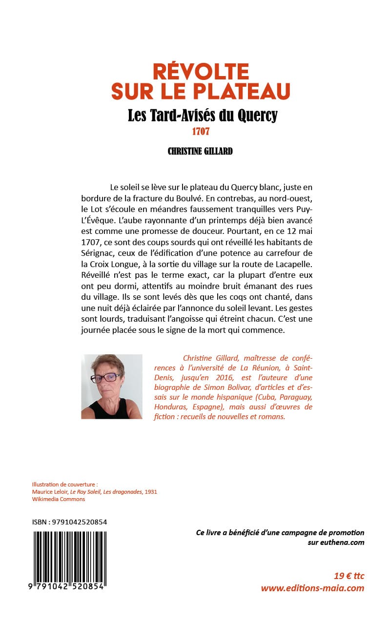 Christine Gillard, Révolte sur le plateau