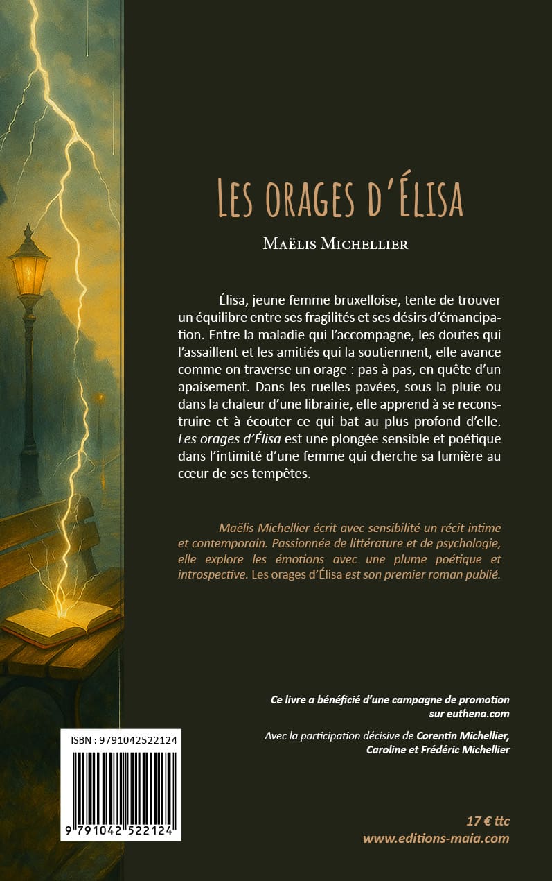 Maëlis Michellier, Les orages d’Elisa