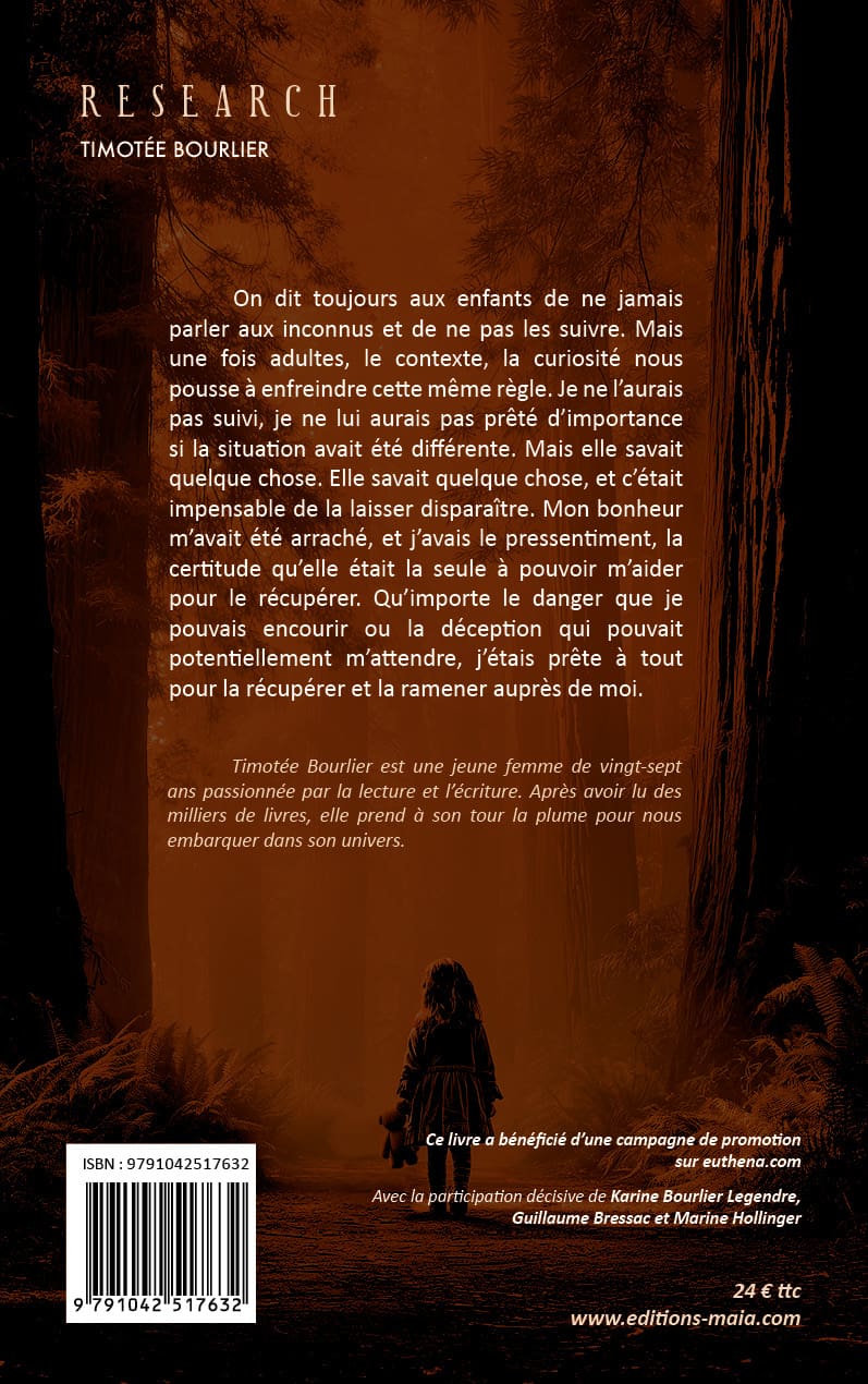 Timotée Bourlier, Research