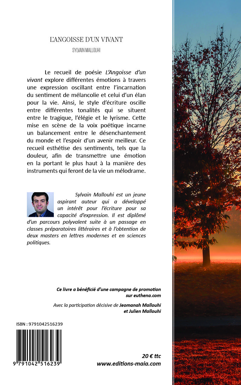 Sylvain Mallouhi, L’angoisse d’un vivant