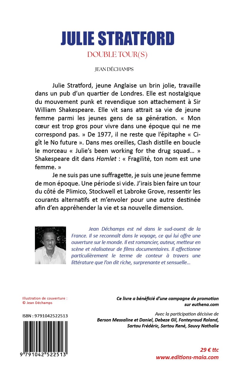 Jean Déchamps, Julie Stratford, Double tour(s)