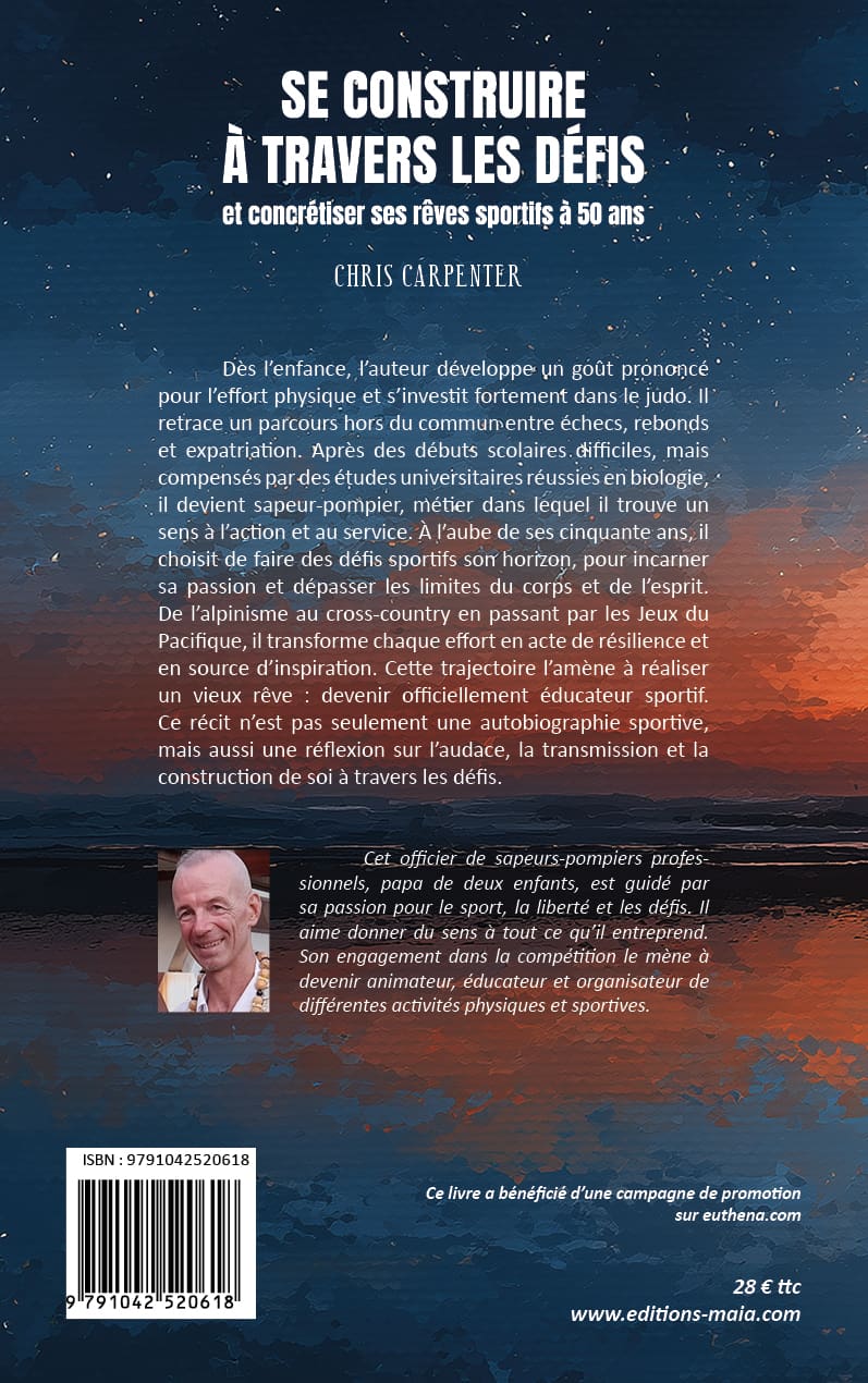 Chris Carpenter, Se construire à travers ses défis et concrétiser ses rêves sportifs à 50 ans