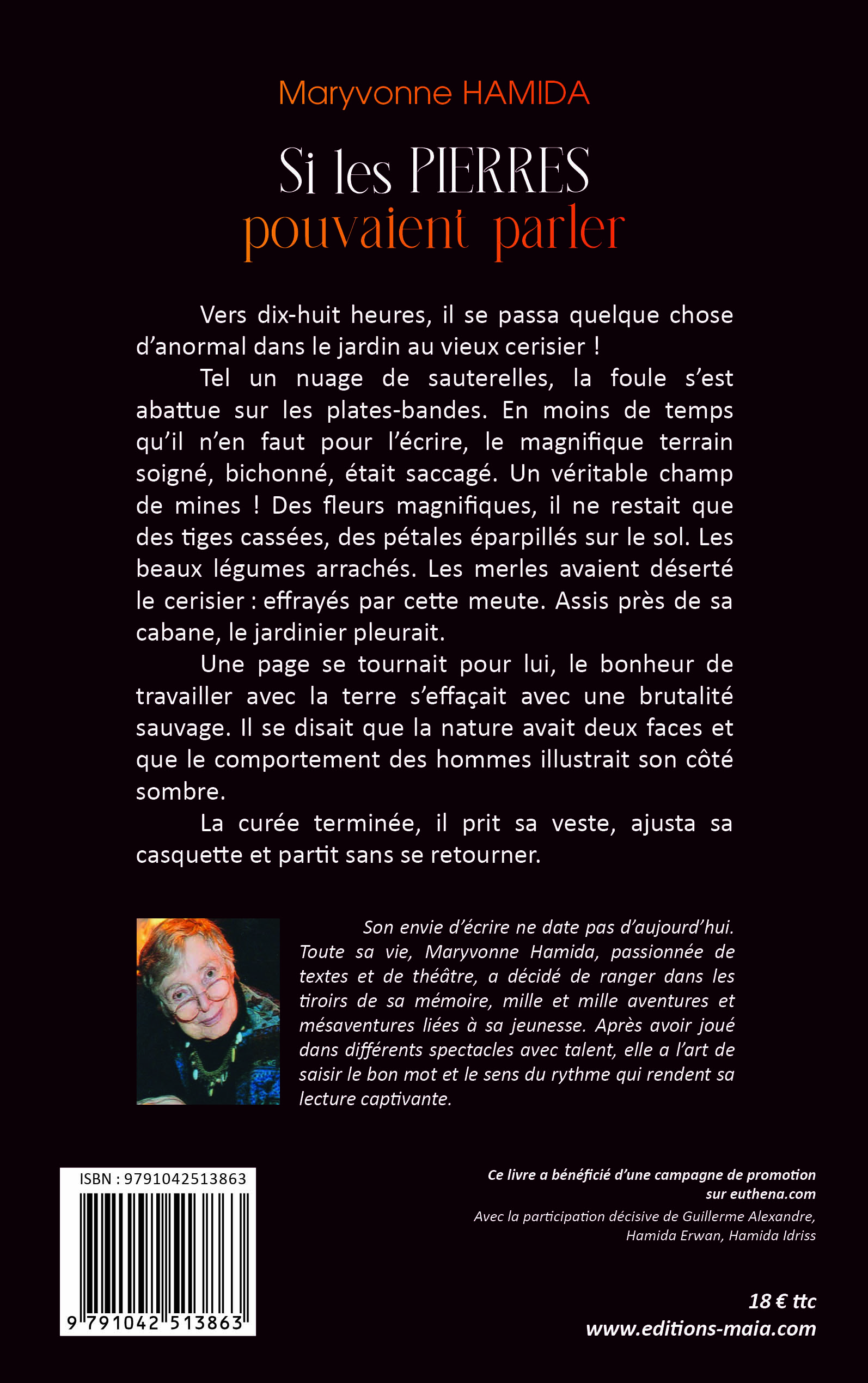 Maryvonne Hamida, Si les pierres pouvaient parler
