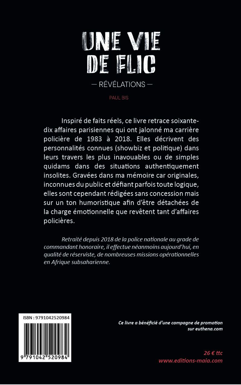 Une vie de flic - Révélations- Paul BIS