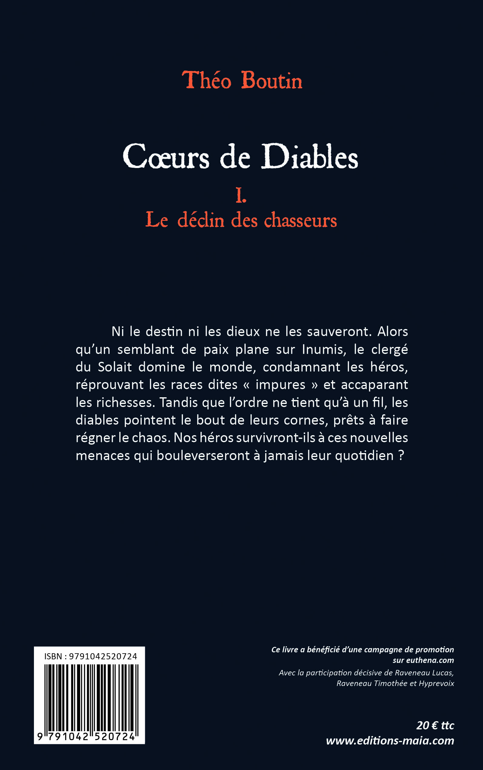 Théo Boutin, Cœurs de diables, I. Le déclin des chasseurs