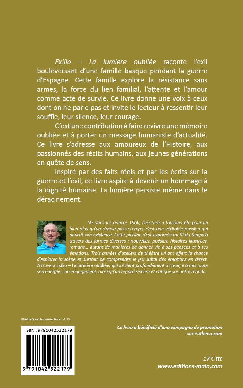 Jean-Michel Marchand, Exilio, La lumière oubliée