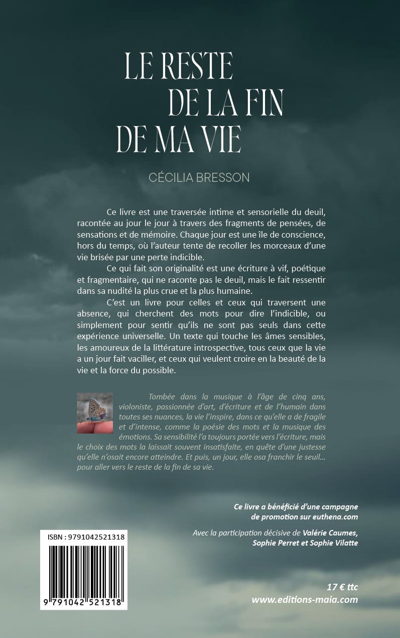 Le reste de la fin de ma vie - bresson