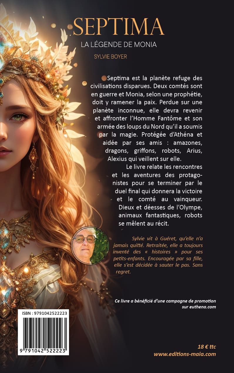 Sylvie Boyer, Septima, La légende de Monia