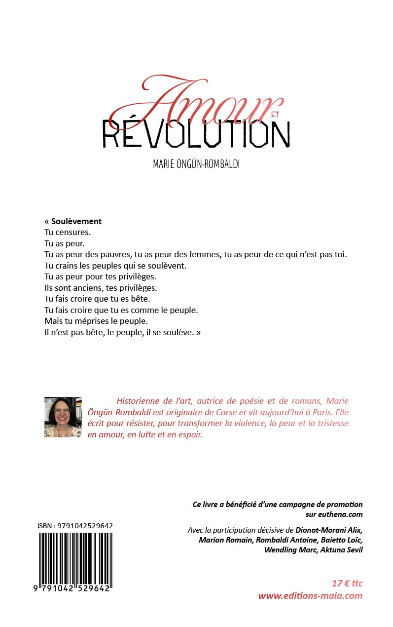 Marie Öngün-Rombaldi, Amour et Révolution