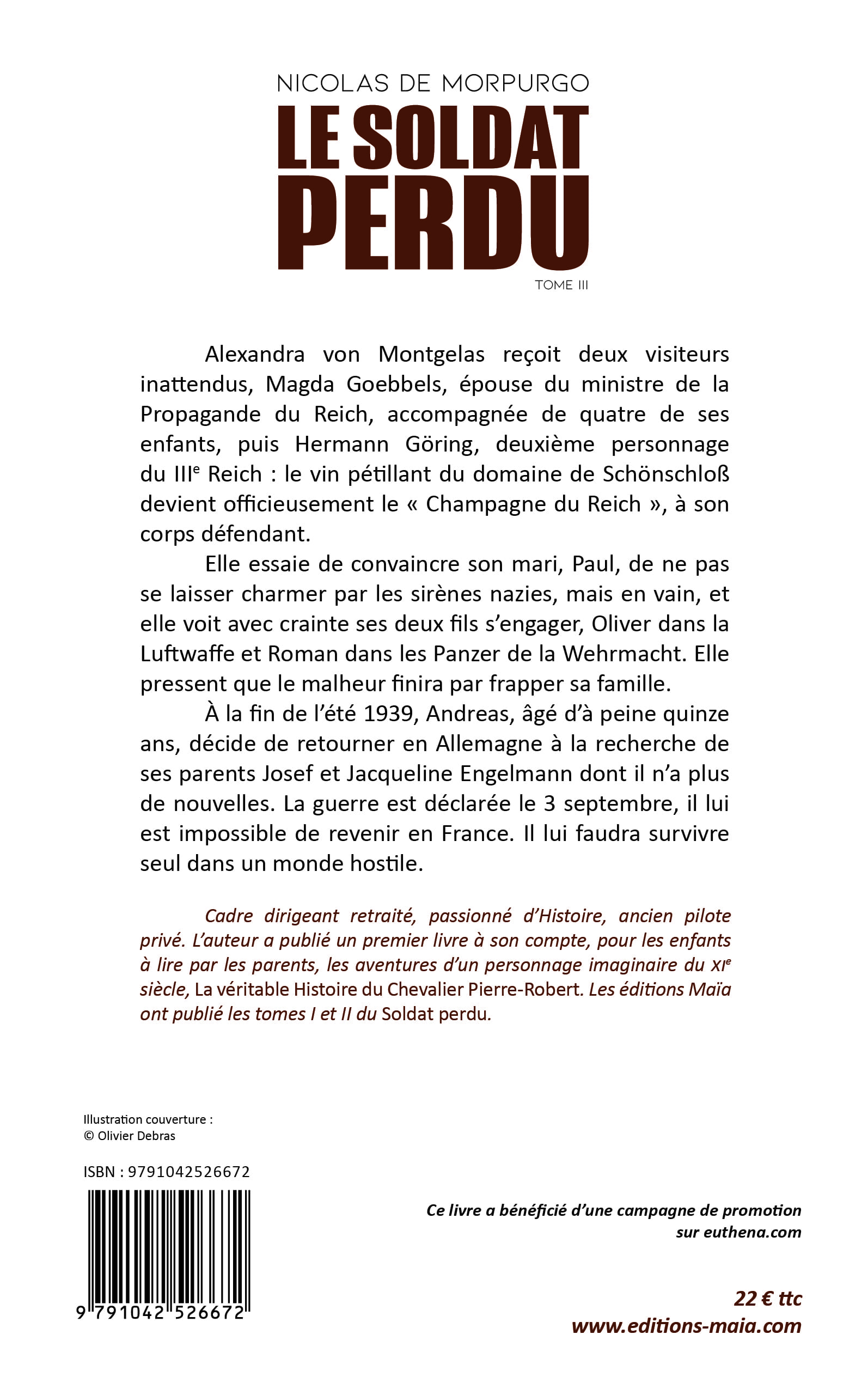 Nicolas de Morpurgo, Le soldat perdu, Tome III