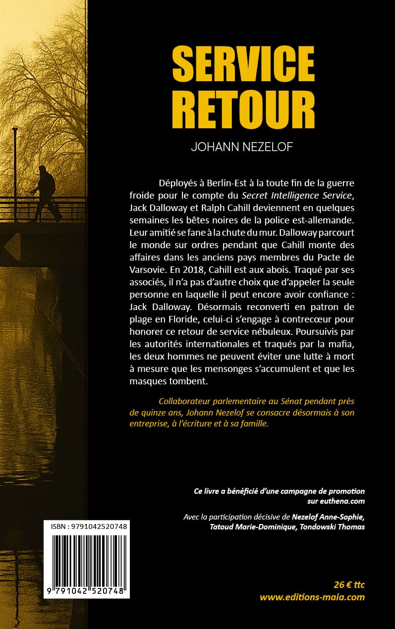 Johann Nezelof, Service retour