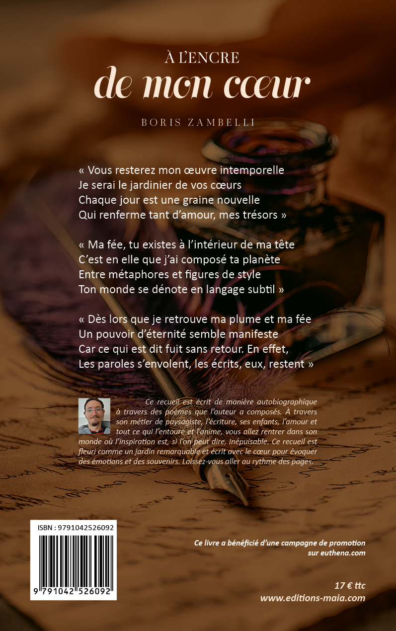 Boris Zambelli, À l’encre de mon cœur